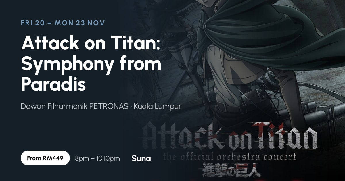 The link preview: Attack on Titan: Symphony from Paradis