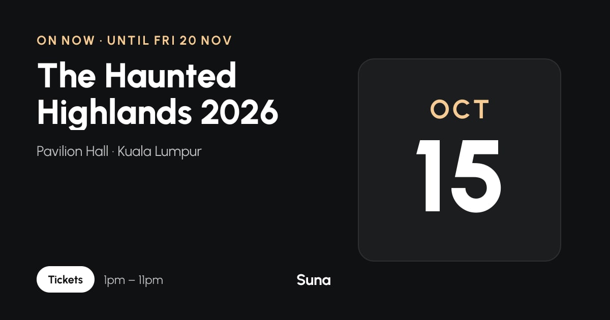 The link preview: The Haunted Highlands 2026