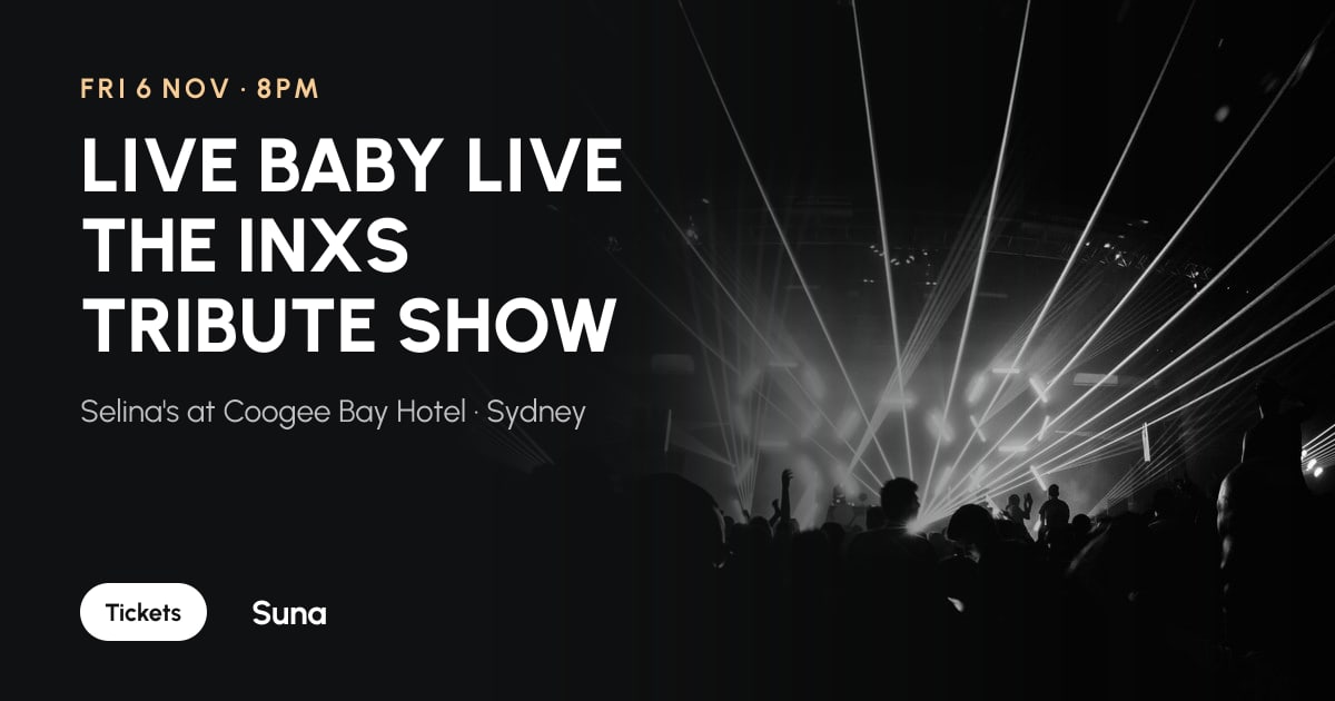 The link preview: LIVE BABY LIVE THE INXS TRIBUTE SHOW