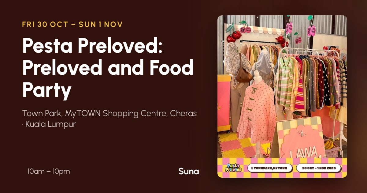 The link preview: Pesta Preloved: Preloved and Food Party