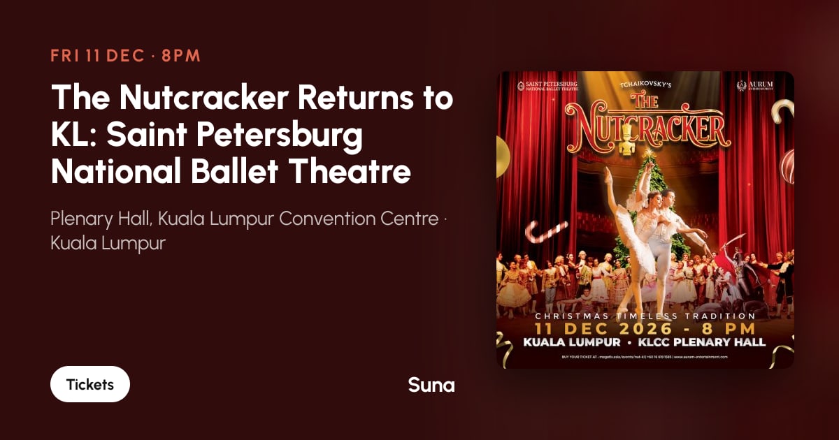 The link preview: The Nutcracker Returns to KL: Saint Petersburg National Ballet Theatre