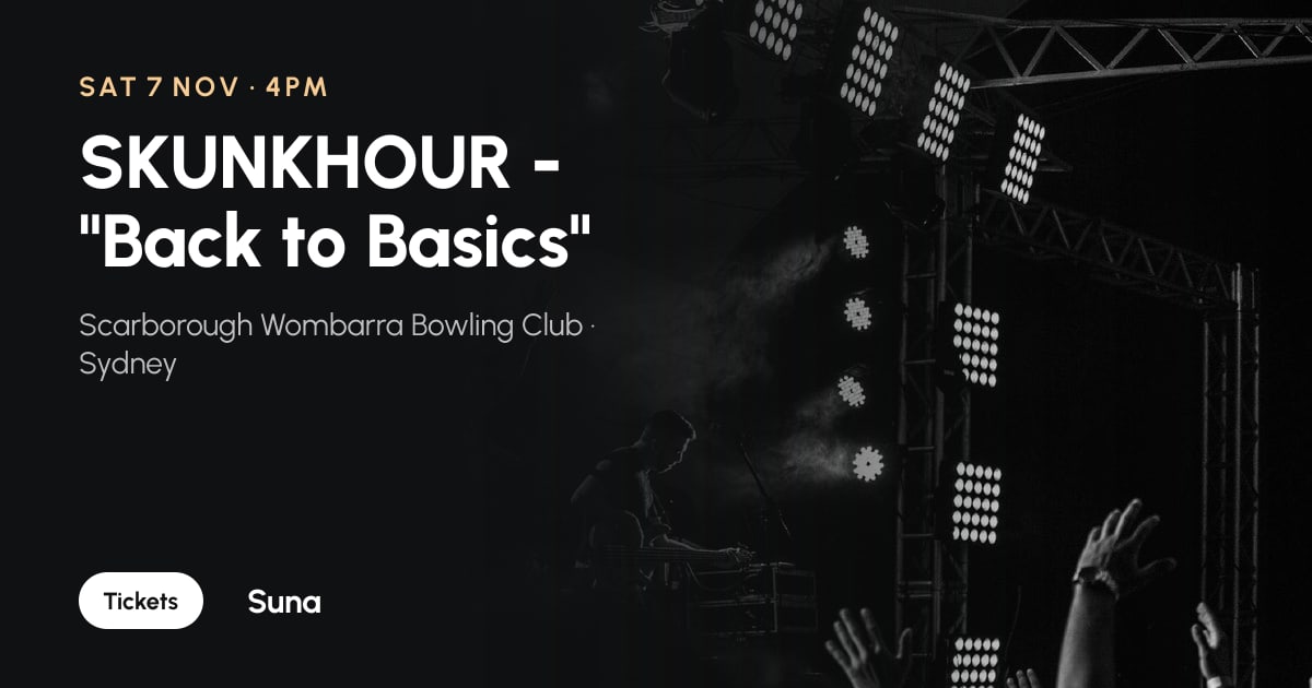 The link preview: SKUNKHOUR - "Back to Basics"