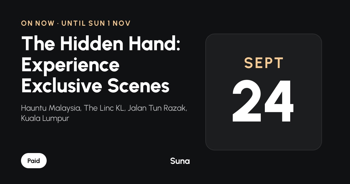 The link preview: The Hidden Hand: Experience Exclusive Scenes