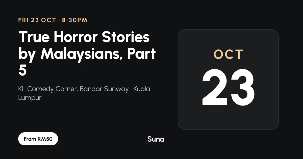 The link preview: True Horror Stories by Malaysians, Part 5