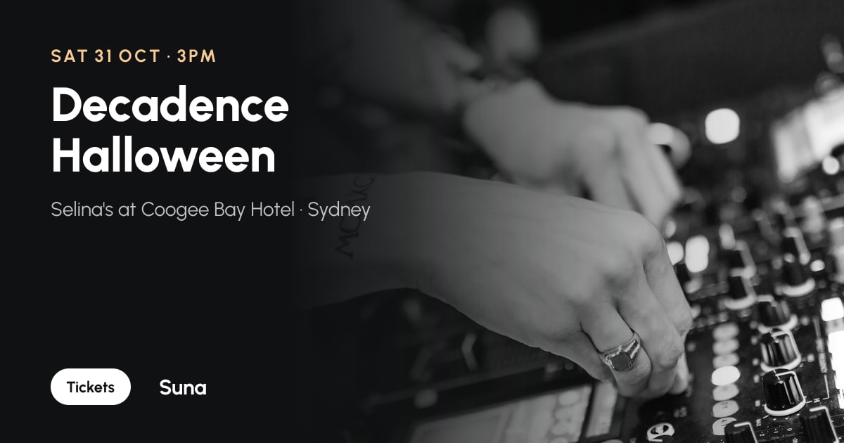 The link preview: Decadence Halloween