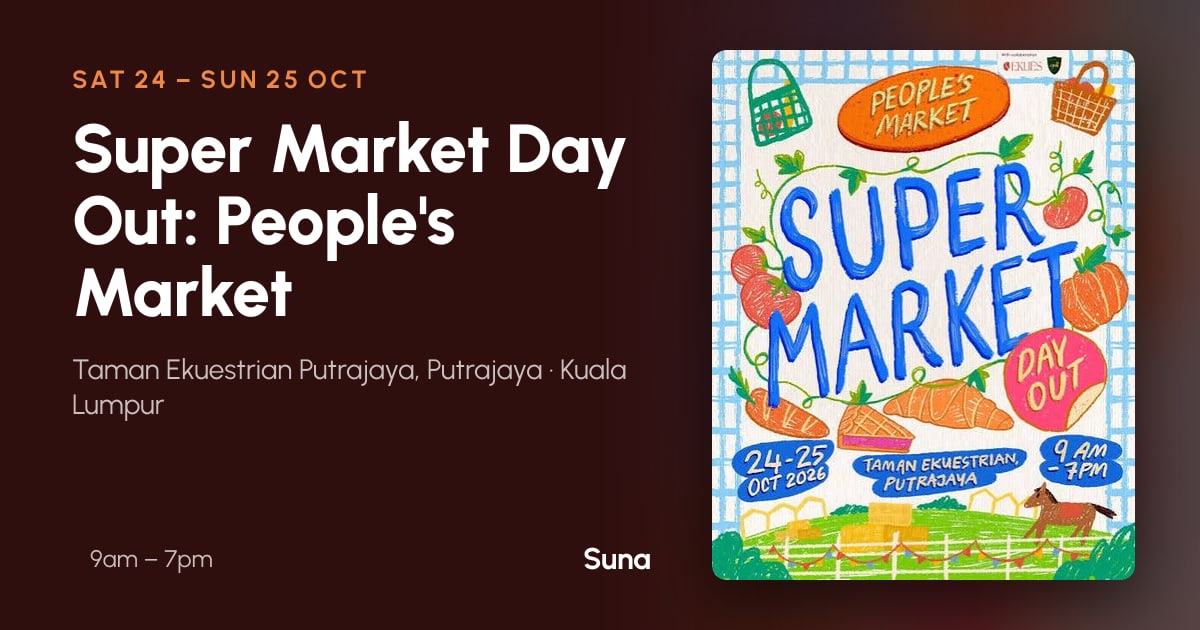 The link preview: Super Market Day Out: People's Market