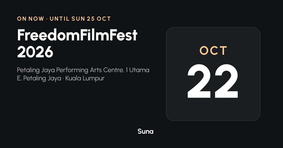 The link preview: FreedomFilmFest 2026
