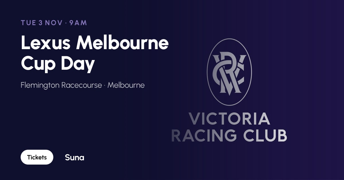 The link preview: Lexus Melbourne Cup Day