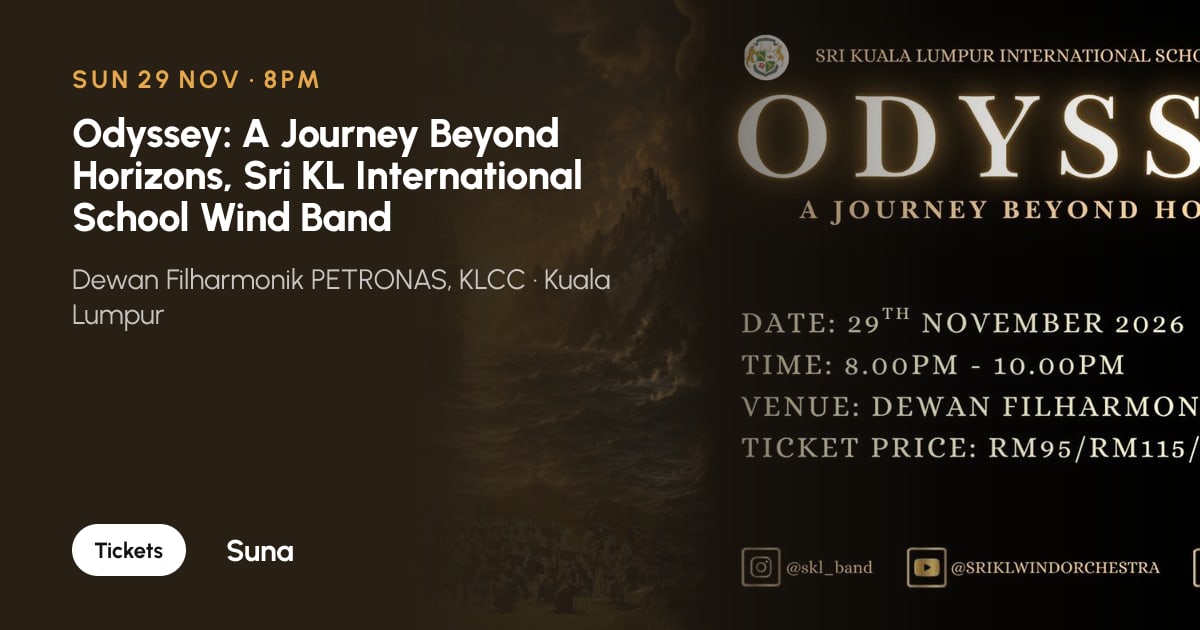 The link preview: Odyssey: A Journey Beyond Horizons, Sri KL International School Wind Band