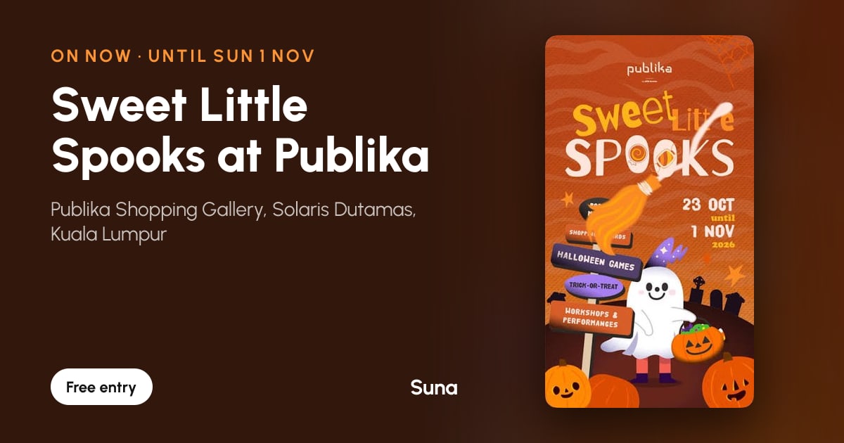 The link preview: Sweet Little Spooks at Publika