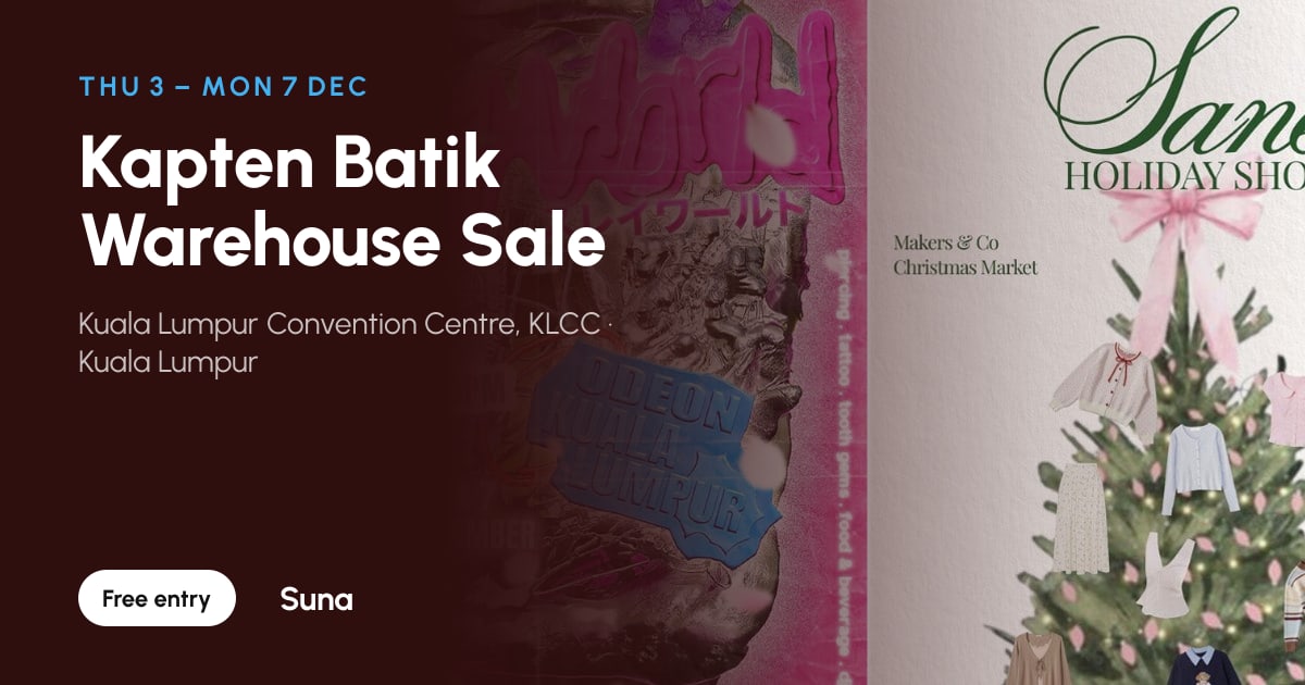 The link preview: Kapten Batik Warehouse Sale