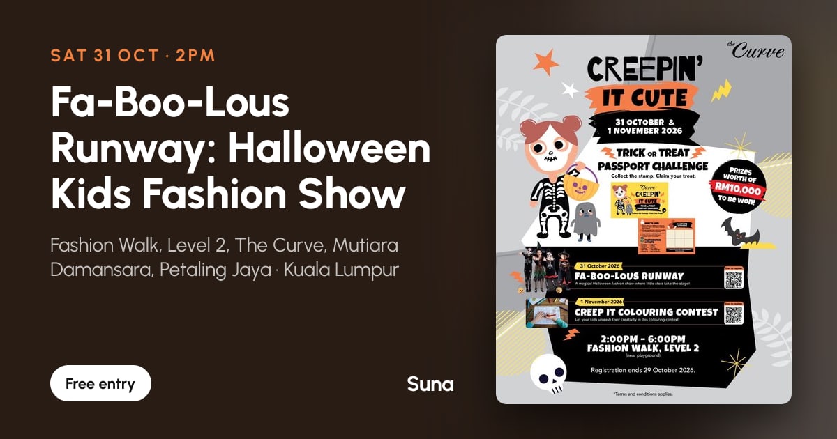 The link preview: Fa-Boo-Lous Runway: Halloween Kids Fashion Show