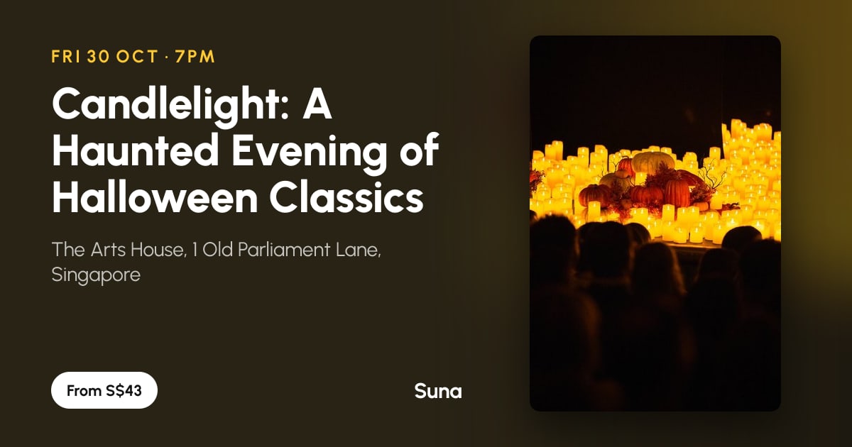 The link preview: Candlelight: A Haunted Evening of Halloween Classics