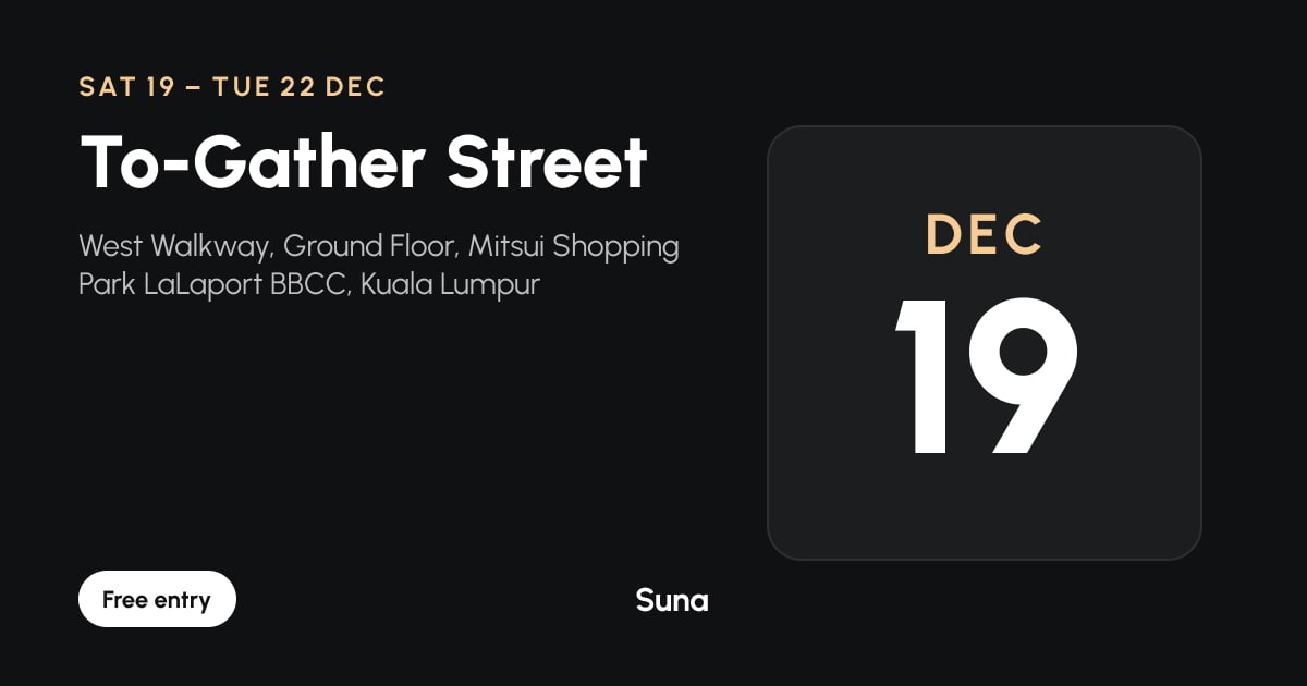 The link preview: To-Gather Street