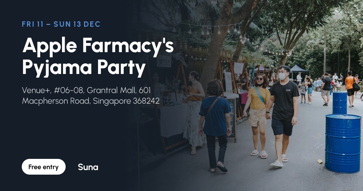 The link preview: Apple Farmacy's Pyjama Party