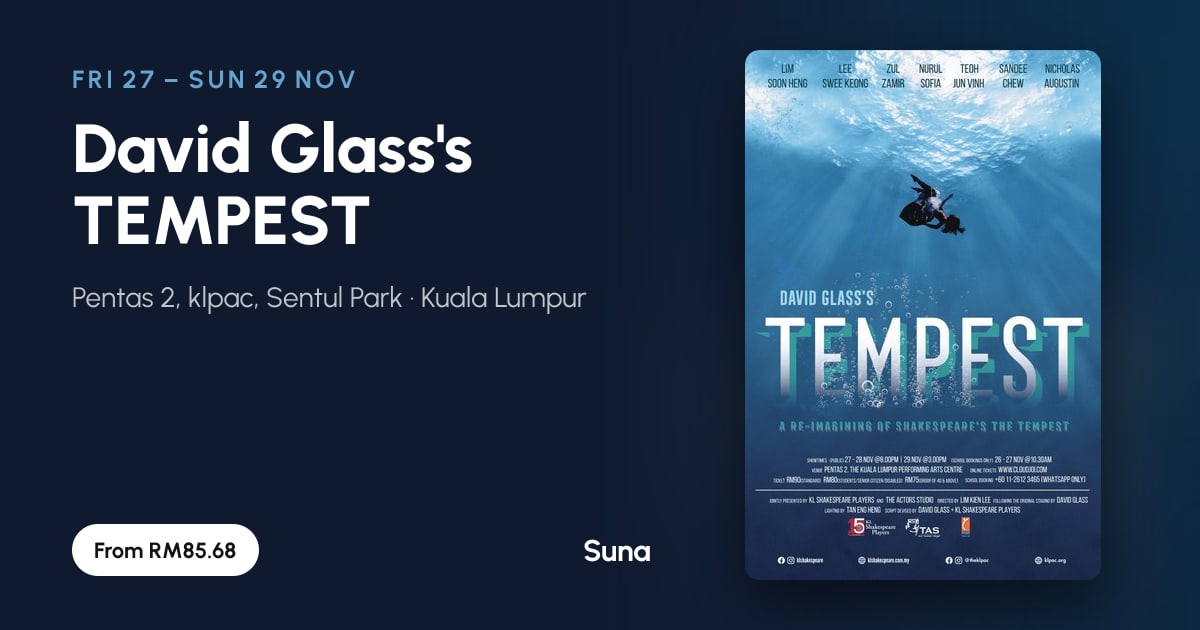 The link preview: David Glass's TEMPEST