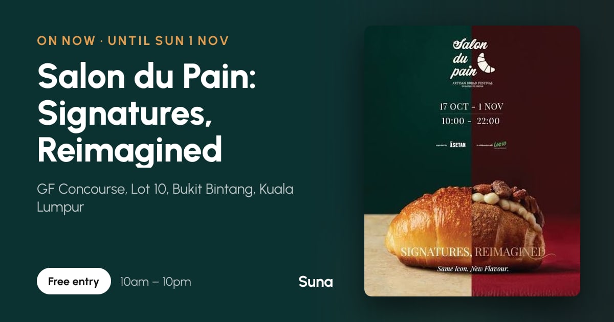 The link preview: Salon du Pain: Signatures, Reimagined