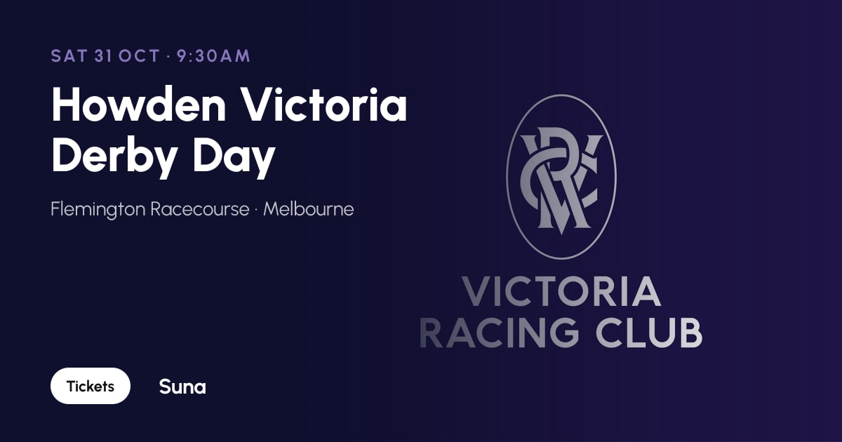 The link preview: Howden Victoria Derby Day