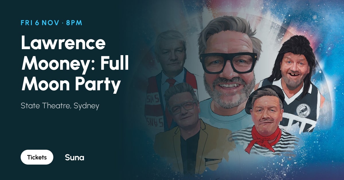 The link preview: Lawrence Mooney: Full Moon Party