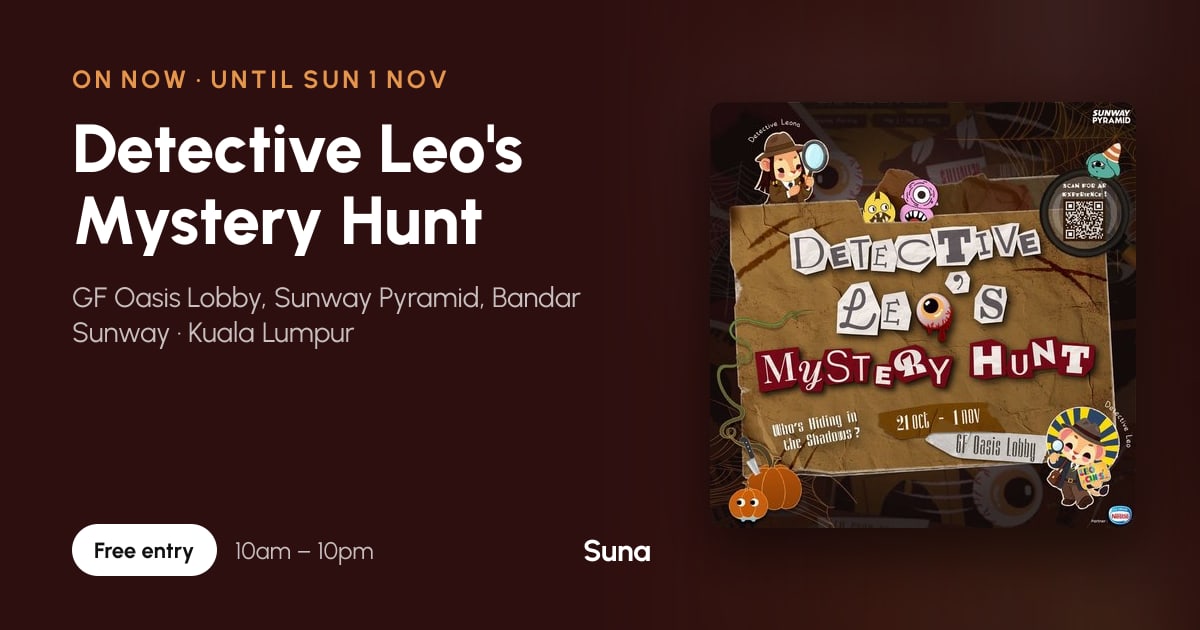 The link preview: Detective Leo's Mystery Hunt